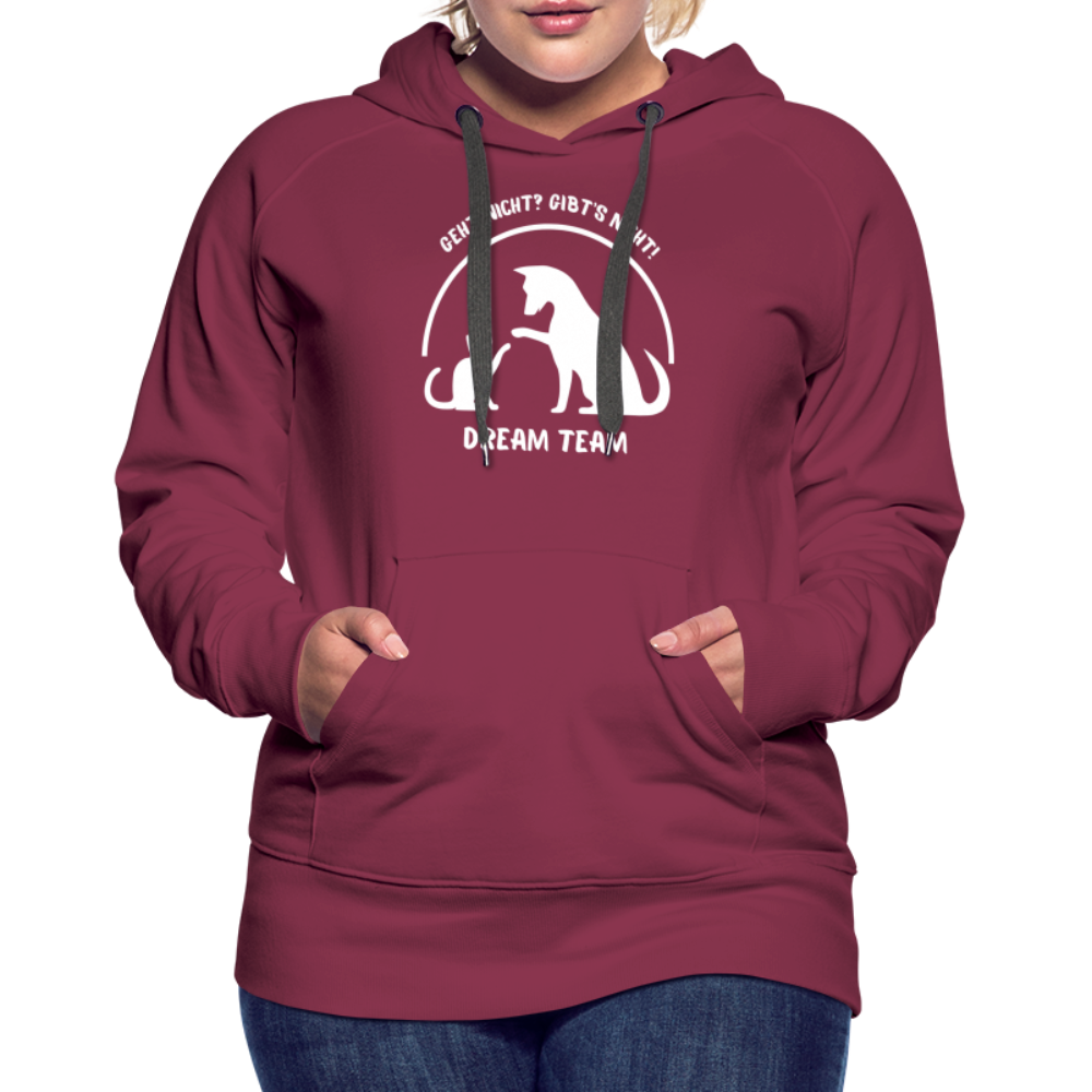 Frauen Premium Hoodie - Dream Team - Bordeaux