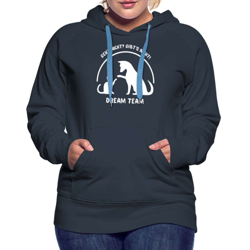 Frauen Premium Hoodie - Dream Team - Navy