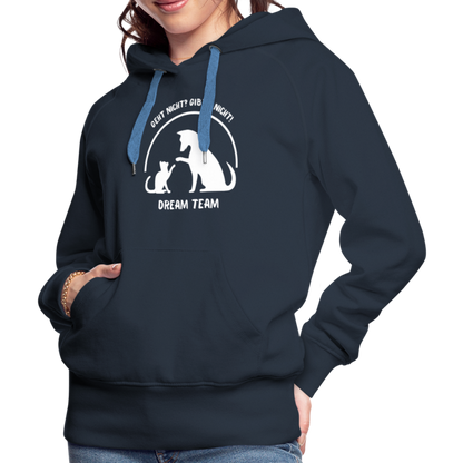 Frauen Premium Hoodie - Dream Team - Navy