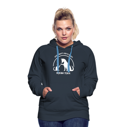 Frauen Premium Hoodie - Dream Team - Navy