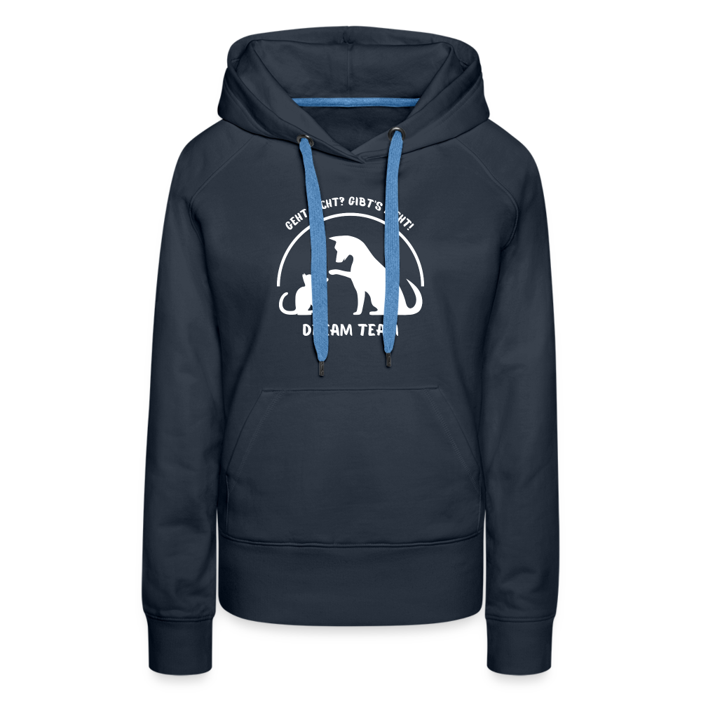 Frauen Premium Hoodie - Dream Team - Navy