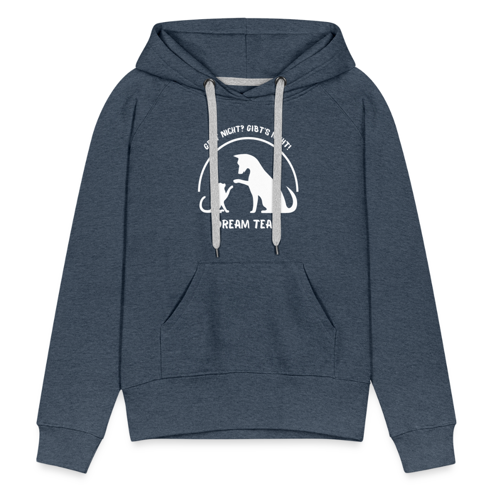 Frauen Premium Hoodie - Dream Team - Jeansblau