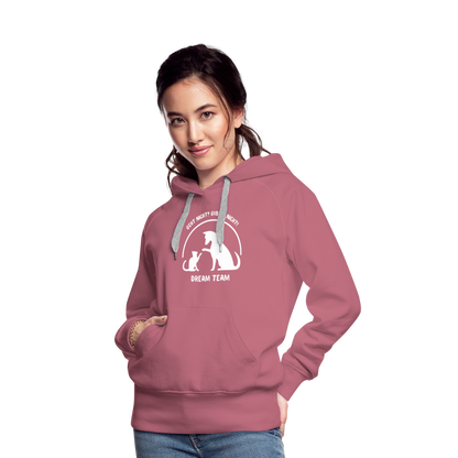 Frauen Premium Hoodie - Dream Team - Malve