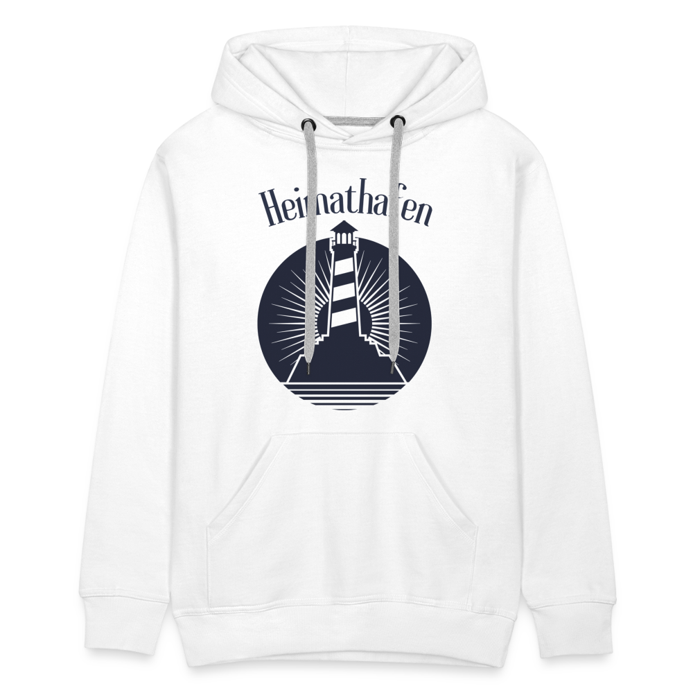 Men’s Premium Hoodie - Heimathafen - weiß