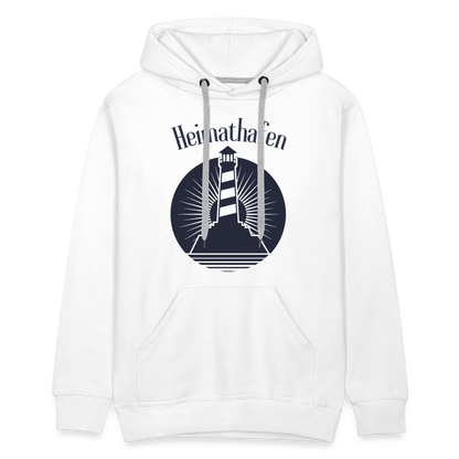 Men’s Premium Hoodie - Heimathafen - weiß