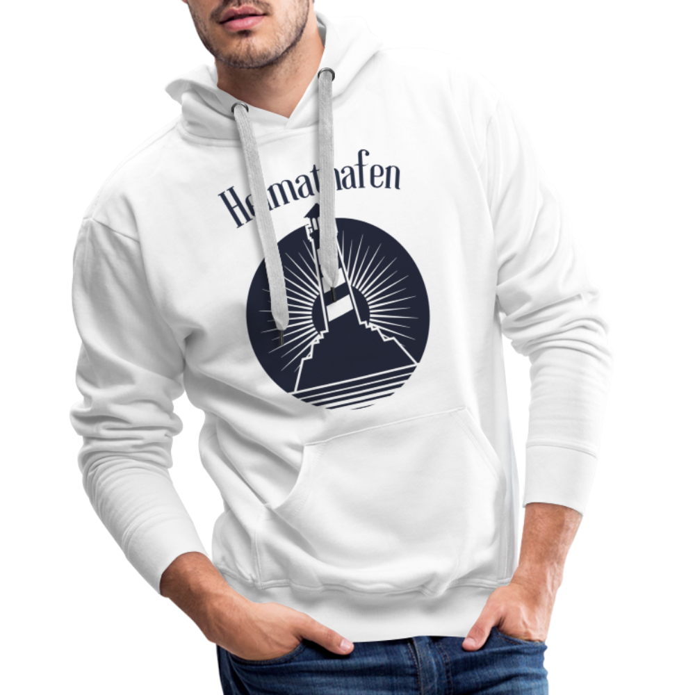 Men’s Premium Hoodie - Heimathafen - weiß