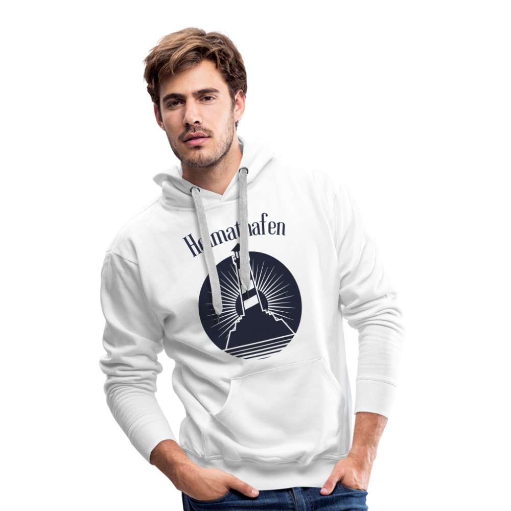 Men’s Premium Hoodie - Heimathafen - weiß