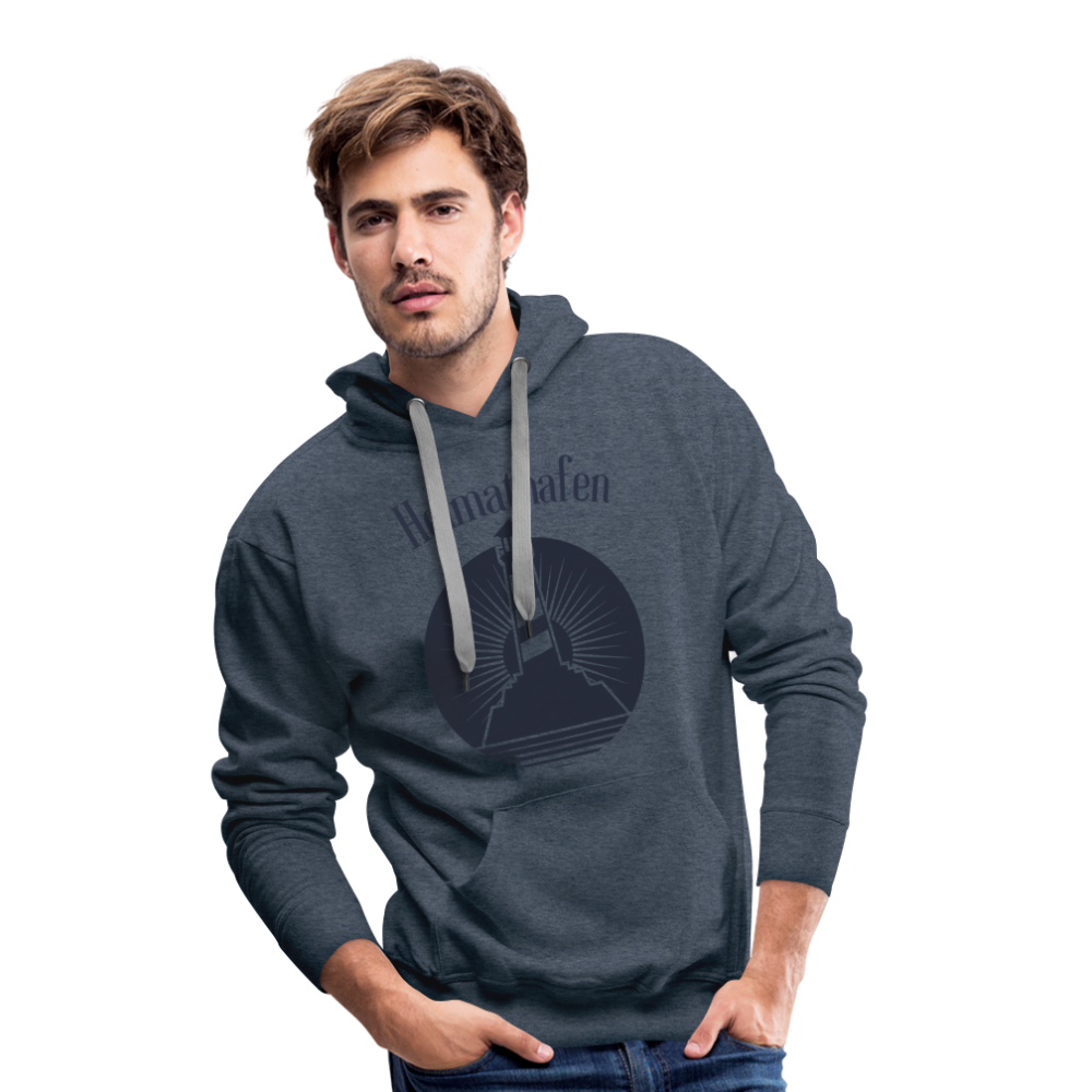 Men’s Premium Hoodie - Heimathafen - Jeansblau