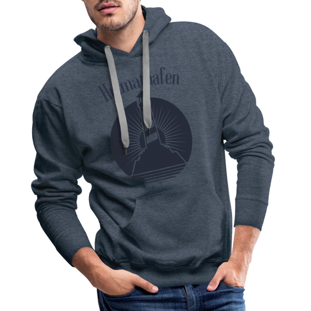 Men’s Premium Hoodie - Heimathafen - Jeansblau