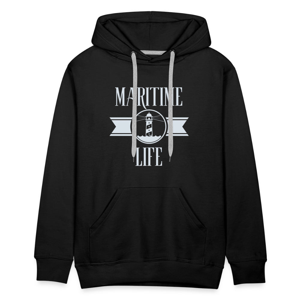 Men’s Premium Hoodie - Maritime Life - Schwarz