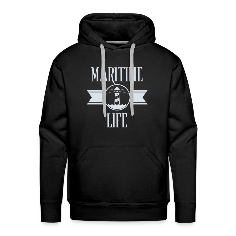 Men’s Premium Hoodie - Maritime Life - Schwarz