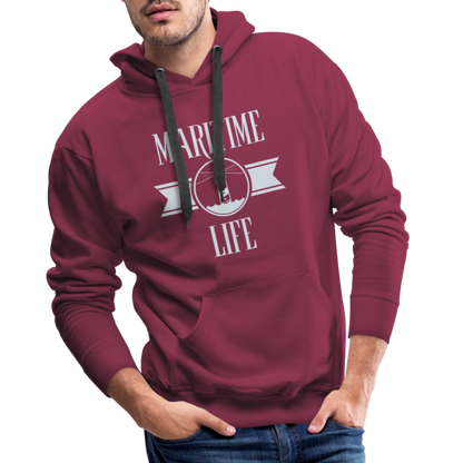 Men’s Premium Hoodie - Maritime Life - Bordeaux