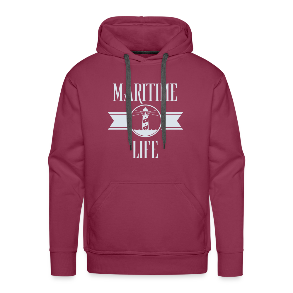 Men’s Premium Hoodie - Maritime Life - Bordeaux