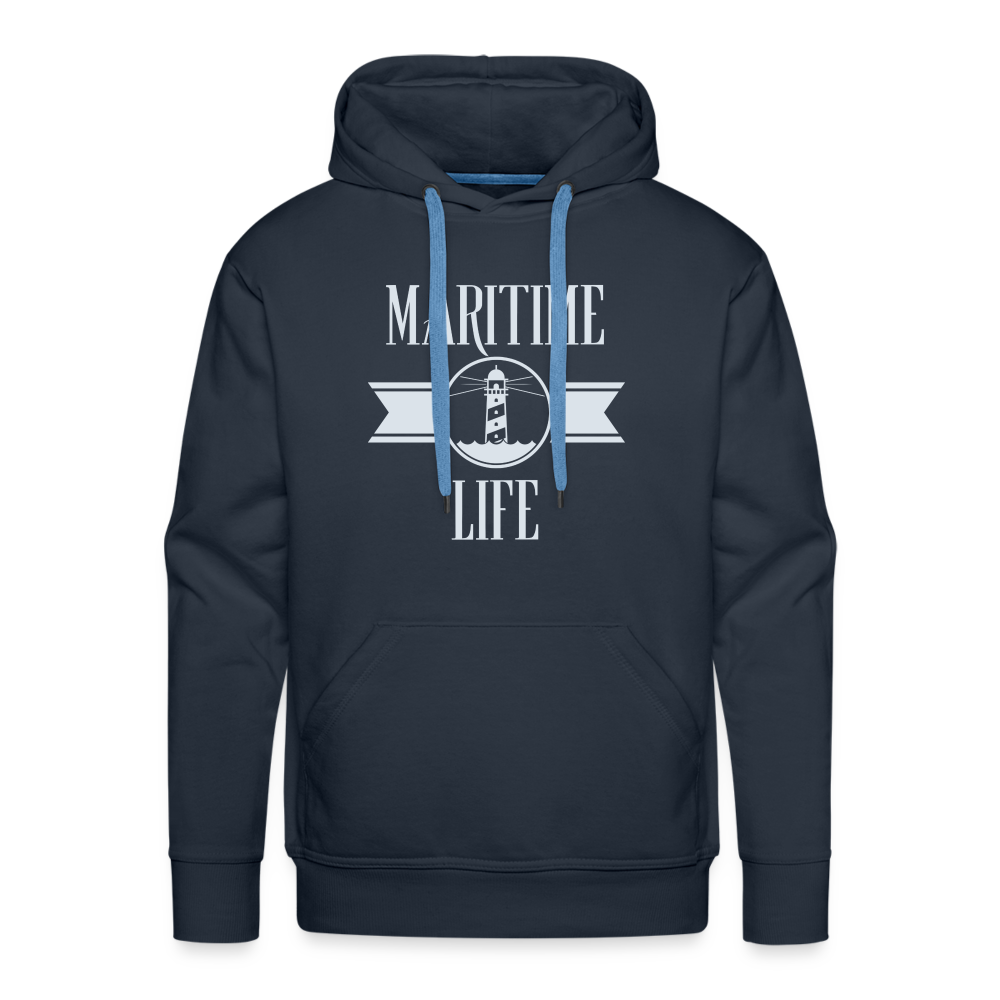 Men’s Premium Hoodie - Maritime Life - Navy