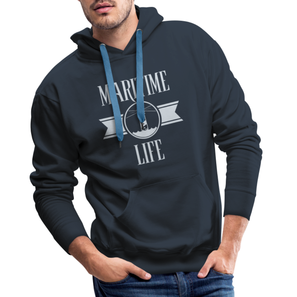 Men’s Premium Hoodie - Maritime Life - Navy