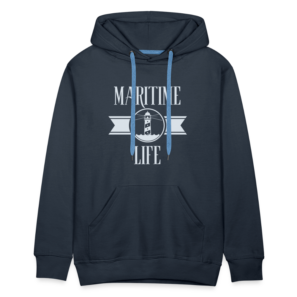 Men’s Premium Hoodie - Maritime Life - Navy