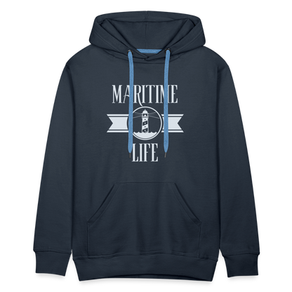 Men’s Premium Hoodie - Maritime Life - Navy