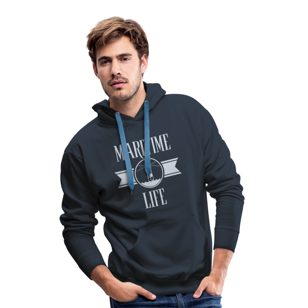 Men’s Premium Hoodie - Maritime Life - Navy