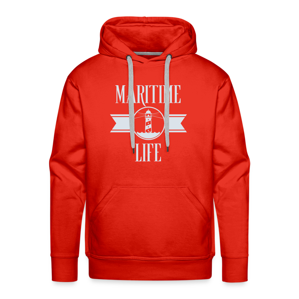 Men’s Premium Hoodie - Maritime Life - Rot