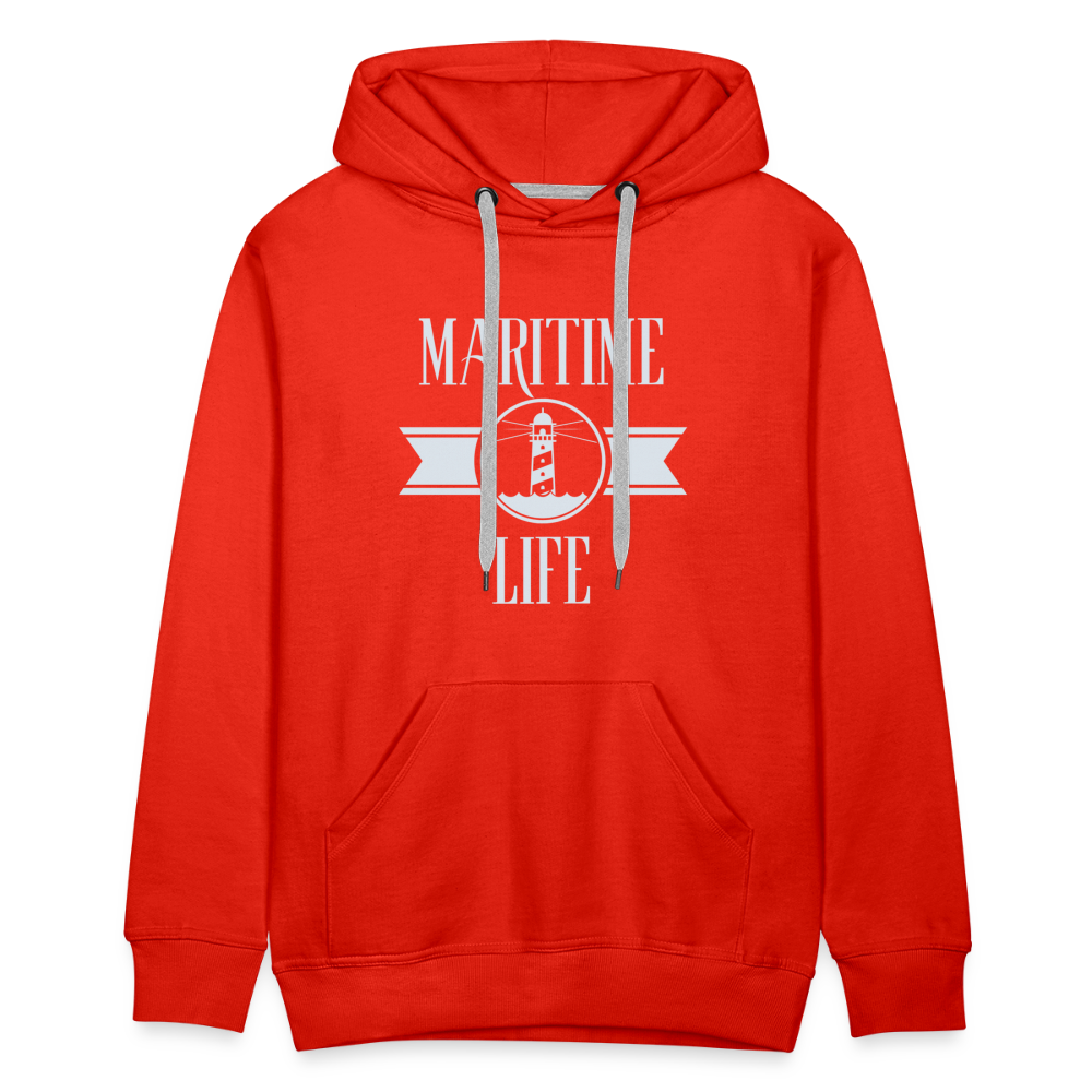 Men’s Premium Hoodie - Maritime Life - Rot