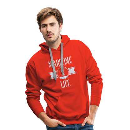 Men’s Premium Hoodie - Maritime Life - Rot