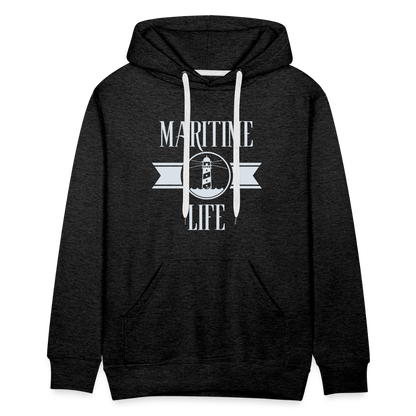 Men’s Premium Hoodie - Maritime Life - Anthrazit