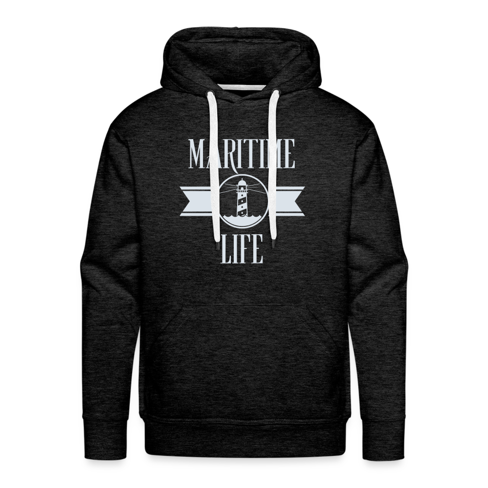 Men’s Premium Hoodie - Maritime Life - Anthrazit