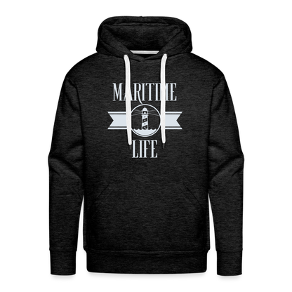 Men’s Premium Hoodie - Maritime Life - Anthrazit