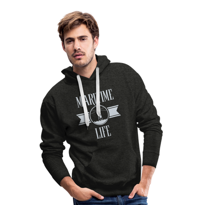 Men’s Premium Hoodie - Maritime Life - Anthrazit