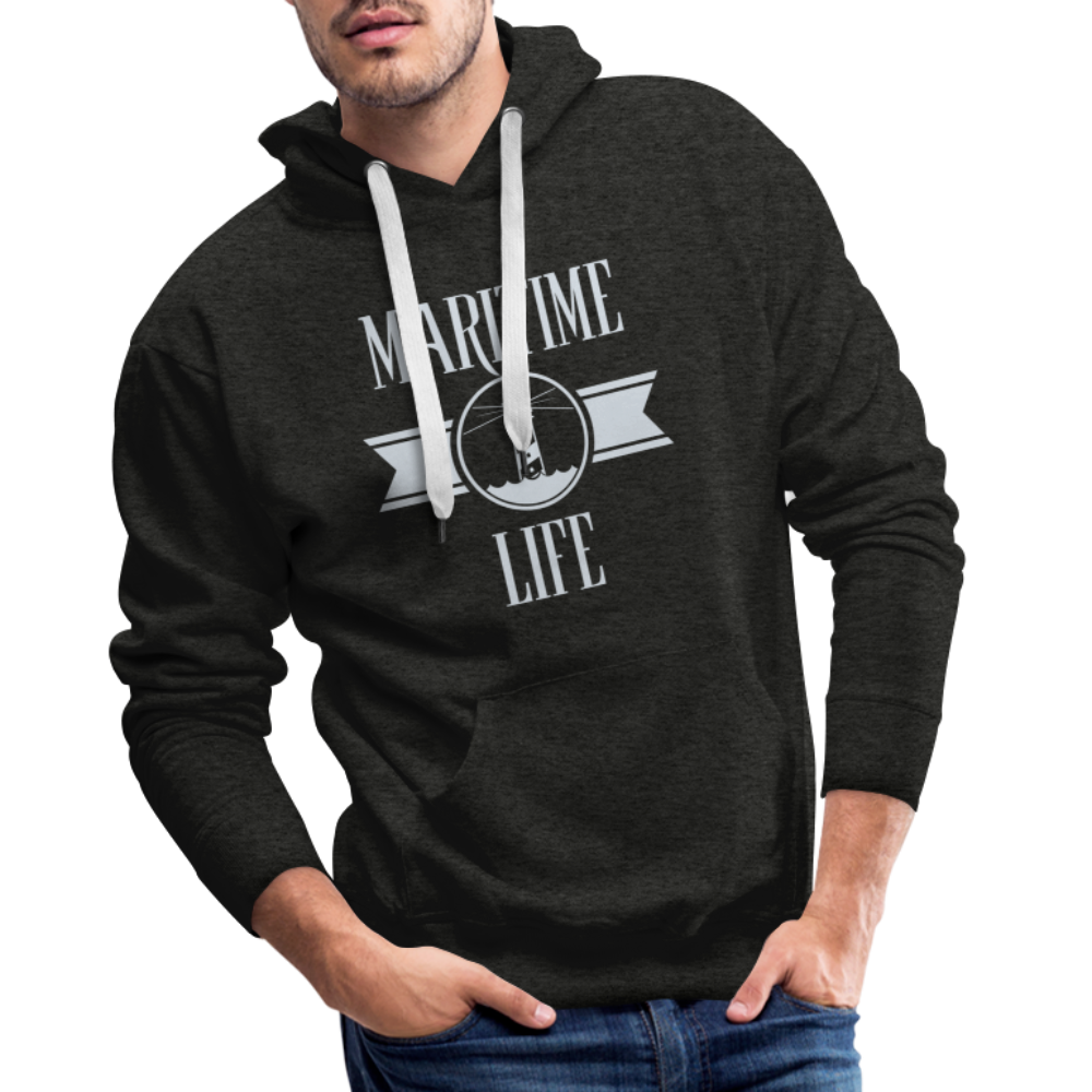 Men’s Premium Hoodie - Maritime Life - Anthrazit