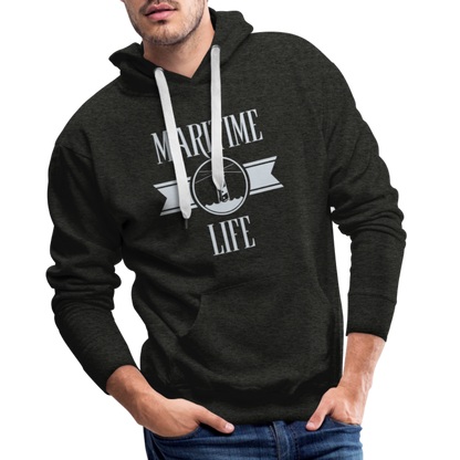 Men’s Premium Hoodie - Maritime Life - Anthrazit