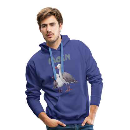 Men’s Premium Hoodie - Moin Möwe - Königsblau