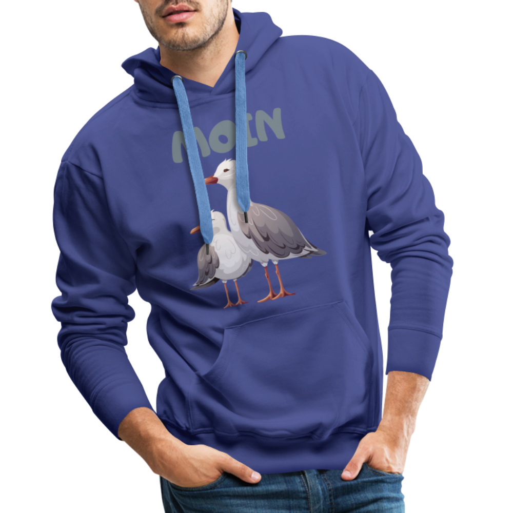 Men’s Premium Hoodie - Moin Möwe - Königsblau