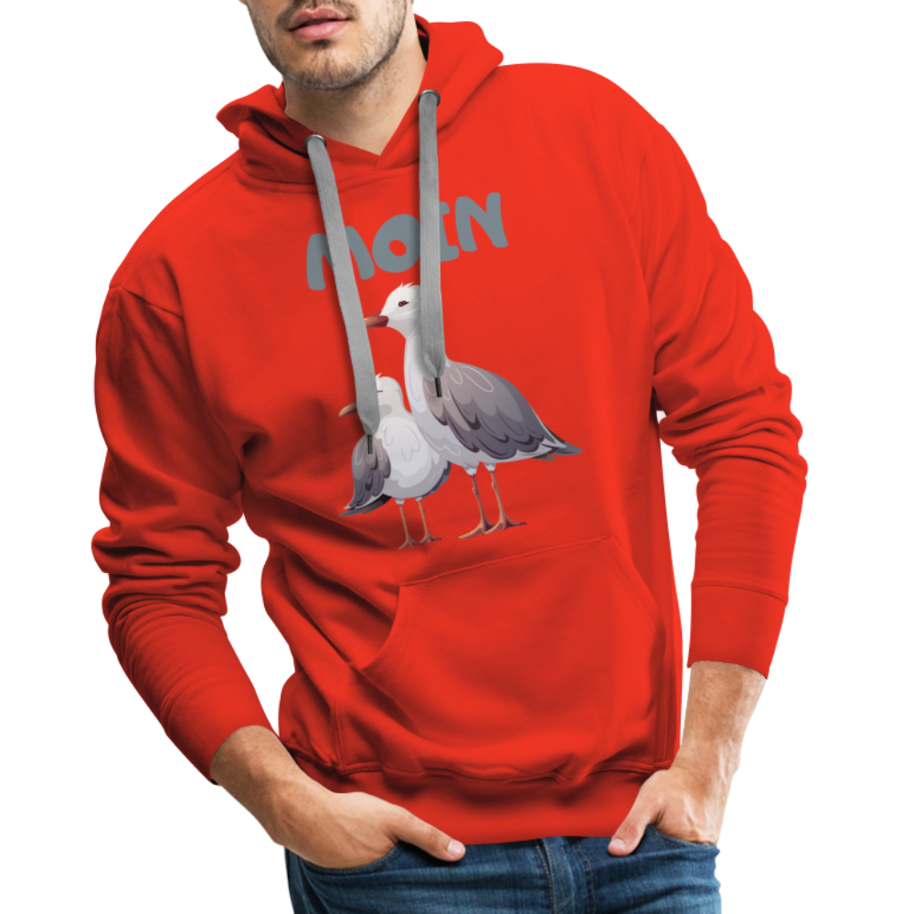 Men’s Premium Hoodie - Moin Möwe - Rot