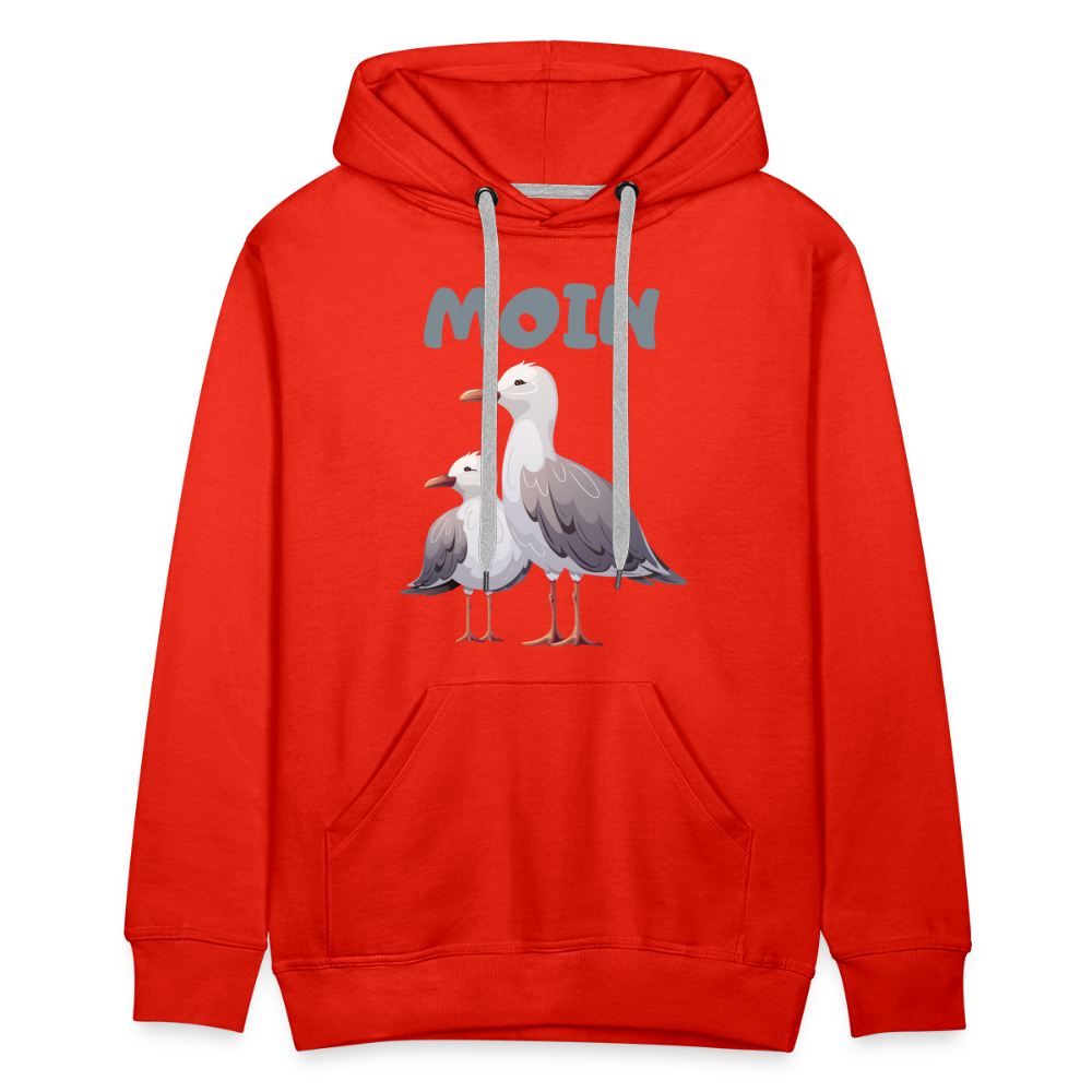 Men’s Premium Hoodie - Moin Möwe - Rot