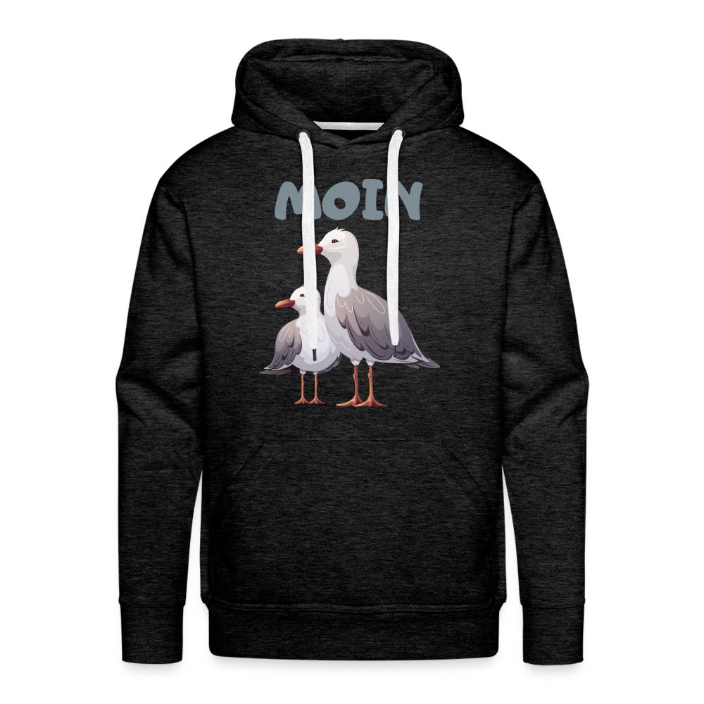 Men’s Premium Hoodie - Moin Möwe - Anthrazit