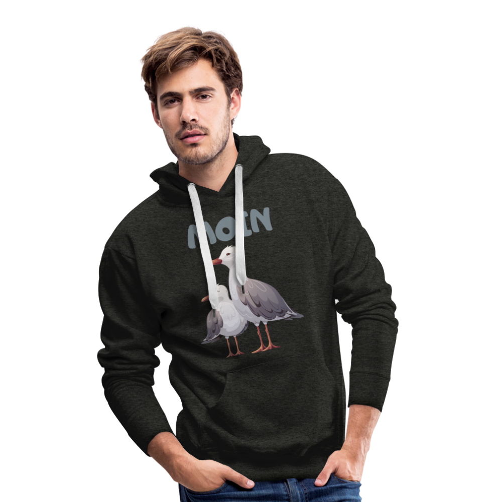 Men’s Premium Hoodie - Moin Möwe - Anthrazit