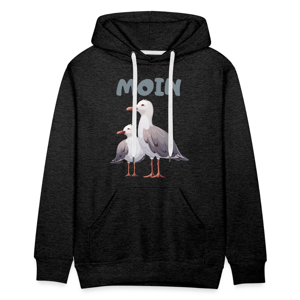 Men’s Premium Hoodie - Moin Möwe - Anthrazit