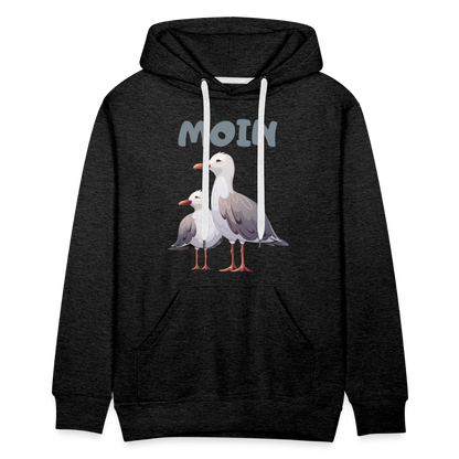 Men’s Premium Hoodie - Moin Möwe - Anthrazit