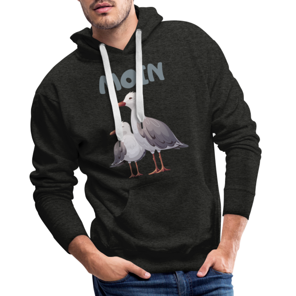 Men’s Premium Hoodie - Moin Möwe - Anthrazit