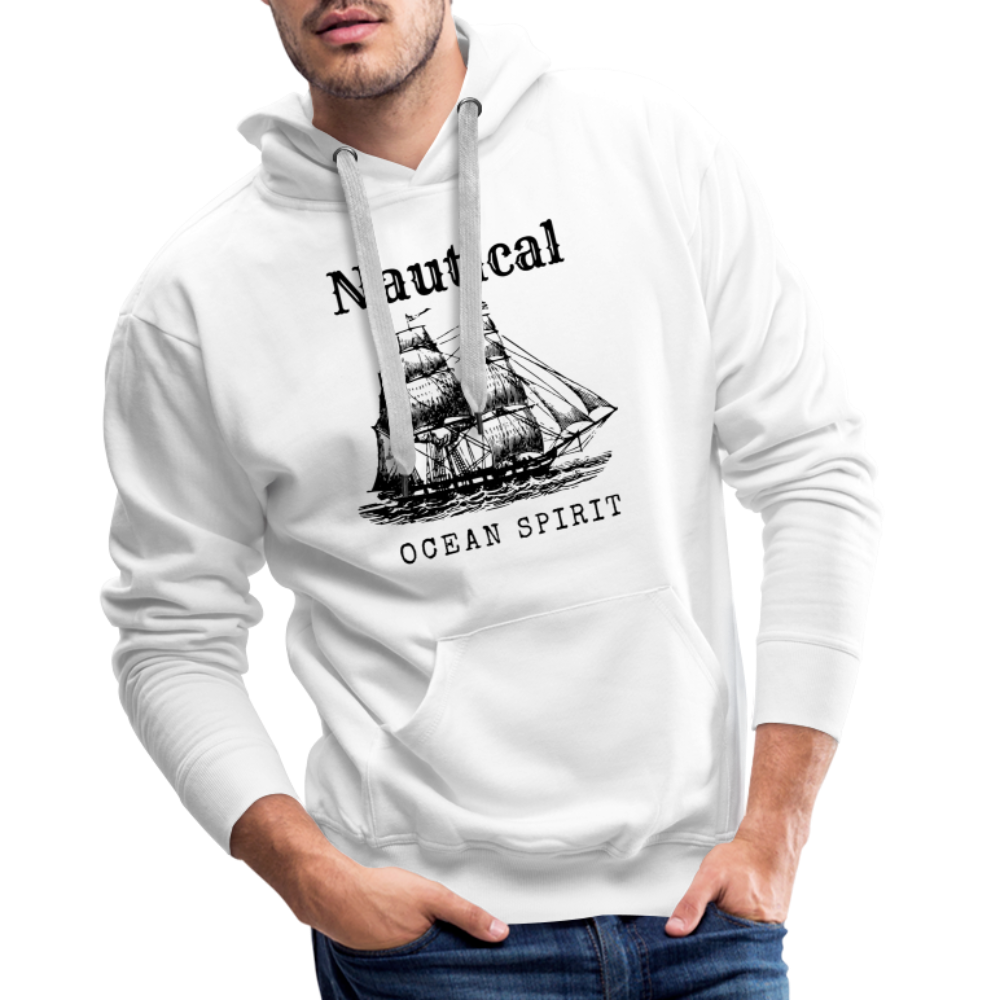 Men’s Premium Hoodie - Nautical Ocean Spirit - weiß