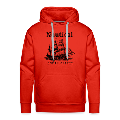 Men’s Premium Hoodie - Nautical Ocean Spirit - Rot