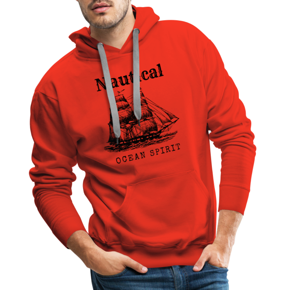 Men’s Premium Hoodie - Nautical Ocean Spirit - Rot