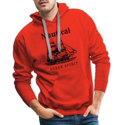 Men’s Premium Hoodie - Nautical Ocean Spirit - Rot