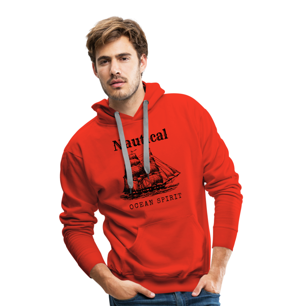 Men’s Premium Hoodie - Nautical Ocean Spirit - Rot