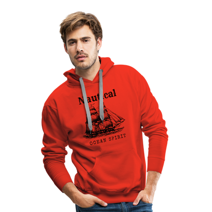 Men’s Premium Hoodie - Nautical Ocean Spirit - Rot