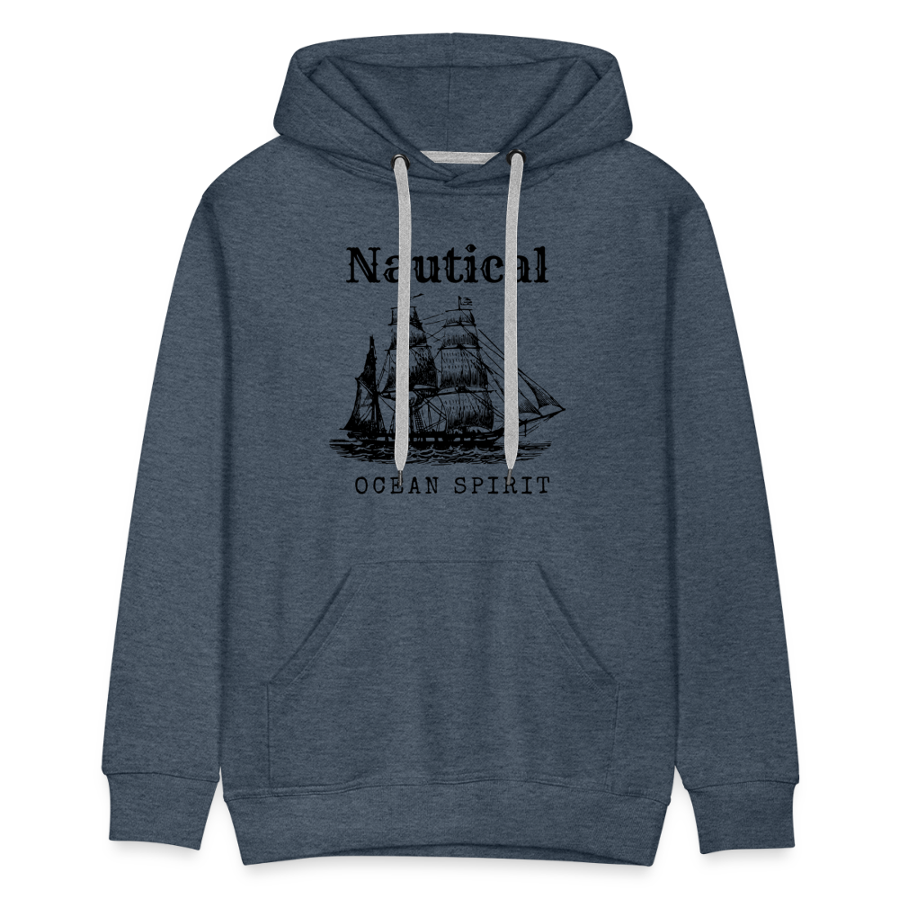 Men’s Premium Hoodie - Nautical Ocean Spirit - Jeansblau