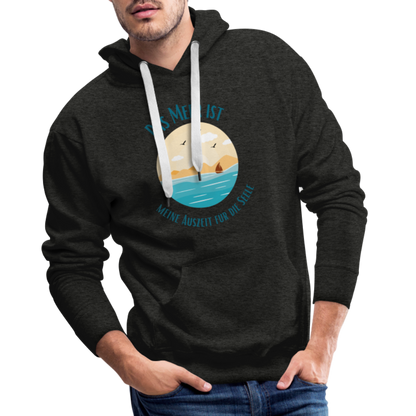 Men’s Premium Hoodie - Auszeit für die Seele - Anthrazit