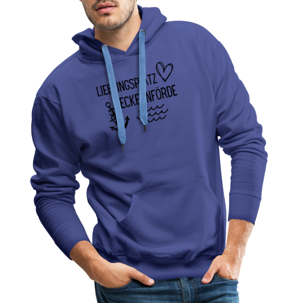 Men’s Premium Hoodie - Lieblingsplatz Eckernförde - Königsblau