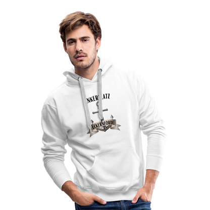 Men’s Premium Hoodie - Ankerplatz Eckernförde - weiß